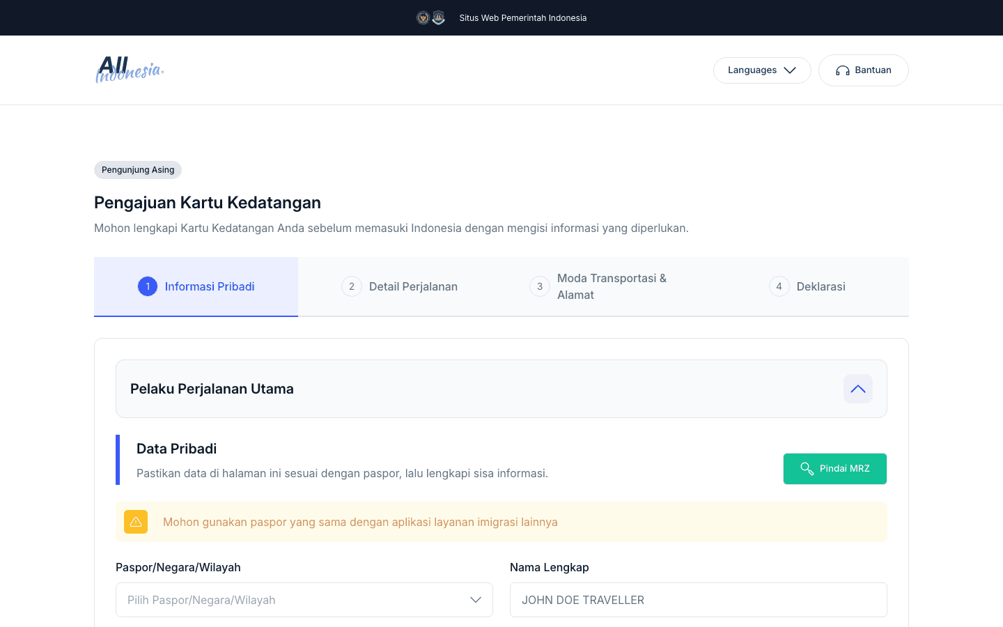 All Indonesia product screenshot